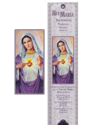 Incense pouch - Sacred Heart of Mary - 15 pieces