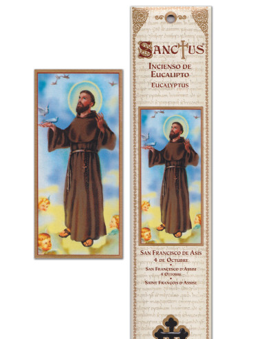 Incense pouch - Saint Francis of Assisi - 15 pieces