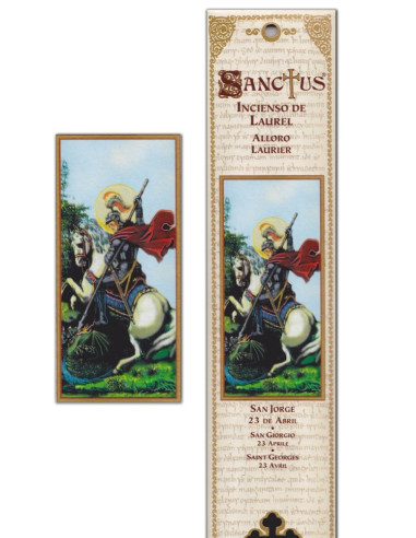 Pochette encens "Saint Georges" - 15 pces - 60gr