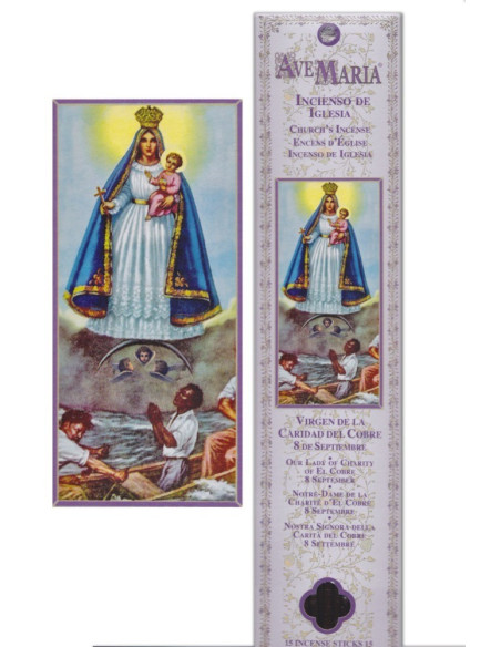 Wierookzakje - Virgin del cobre  - 15 stuks