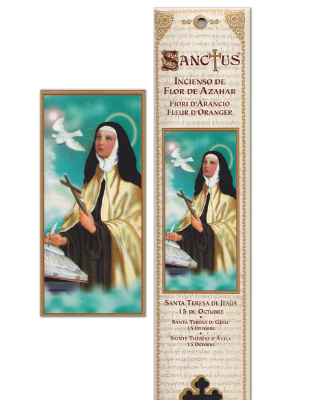 Pochette encens - Sainte Thérèse d' Avila - 15 pces