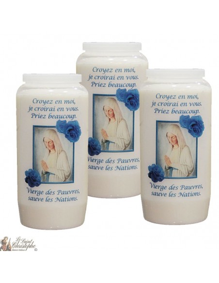 Burning cemetery candle 4 days - 3 pieces