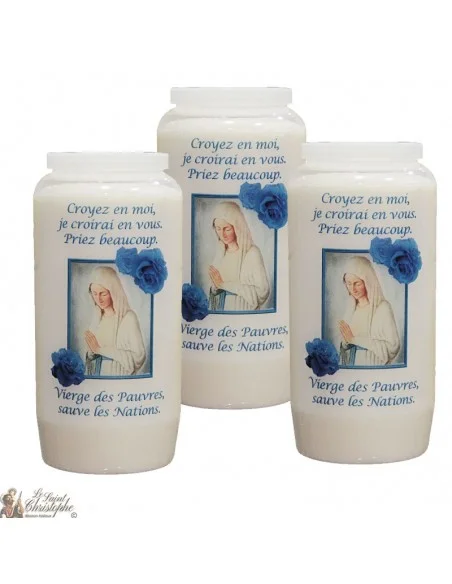 Vela encendida del cementerio 4 días - 3 piezas