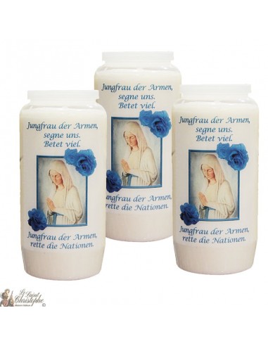 Burning cemetery candle 4 days - 3 pieces