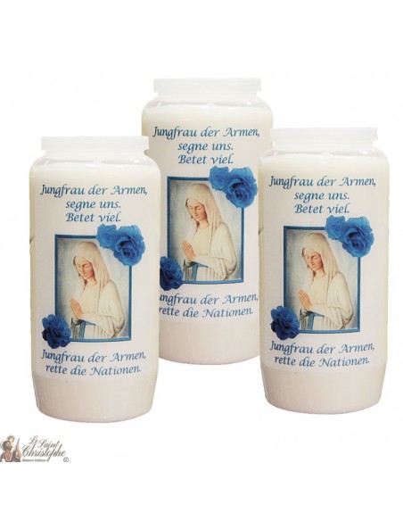 Burning cemetery candle 4 days - 3 pieces