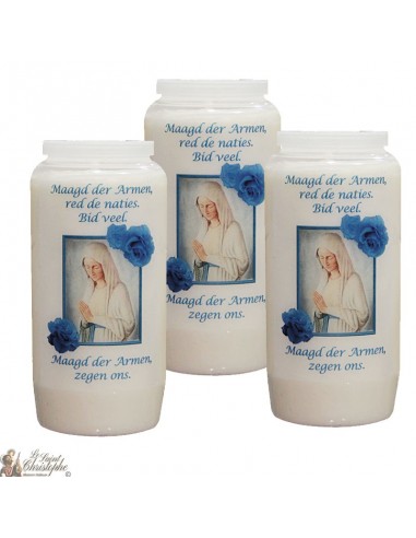 Burning cemetery candle 4 days - 3 pieces