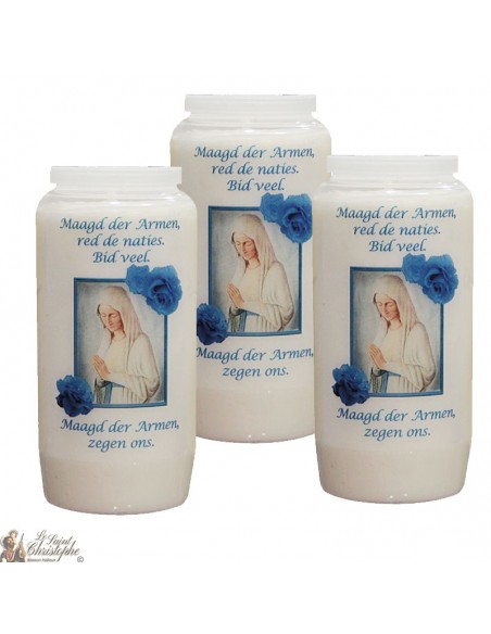 Burning cemetery candle 4 days - 3 pieces