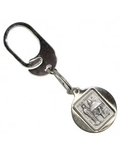 Porte-clés Sainte Rita avec Padre Pio