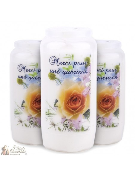 Burning cemetery candle 4 days - 3 pieces