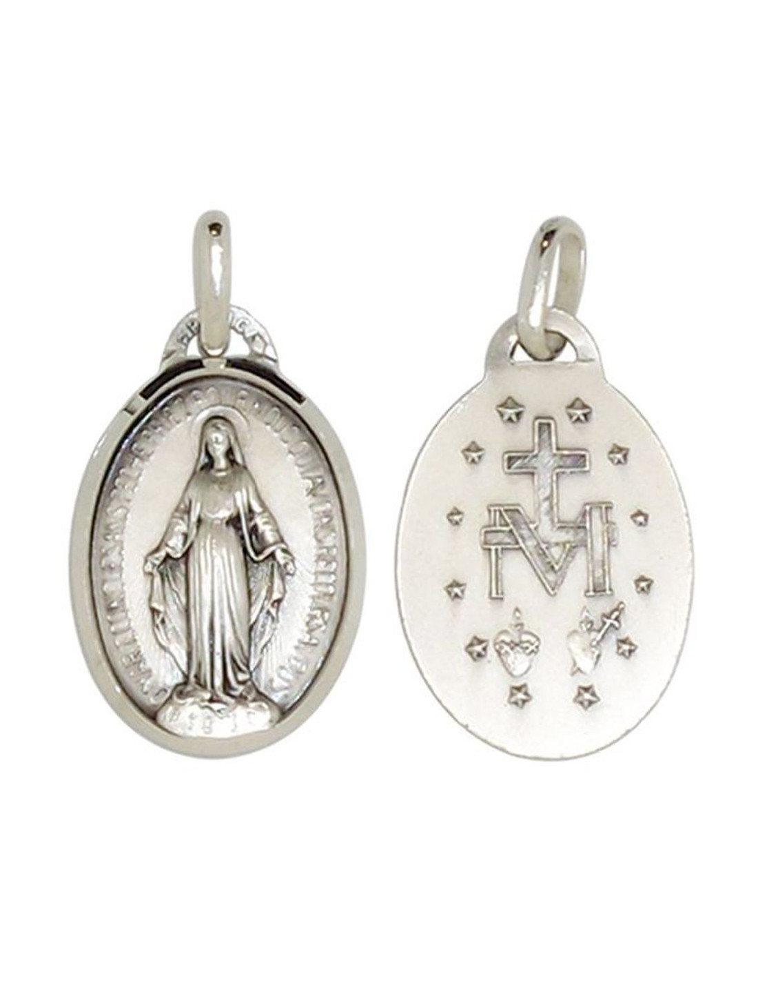 Orecchini Vergine Miracolosa In Argento Sterling 925 – 10x7mm, Ipoallergenici, Regalo Religioso