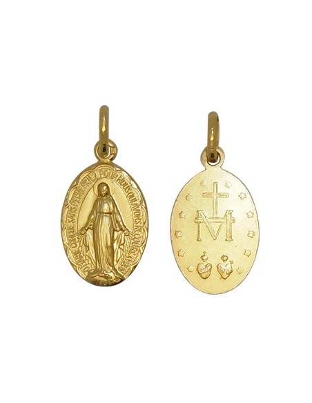 Miraculous Virgin Medal - brass