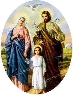 Sacro Cuore di Gesù Adesivi - ovale