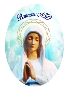 Stickers Sacré cœur de jésus  - ovale