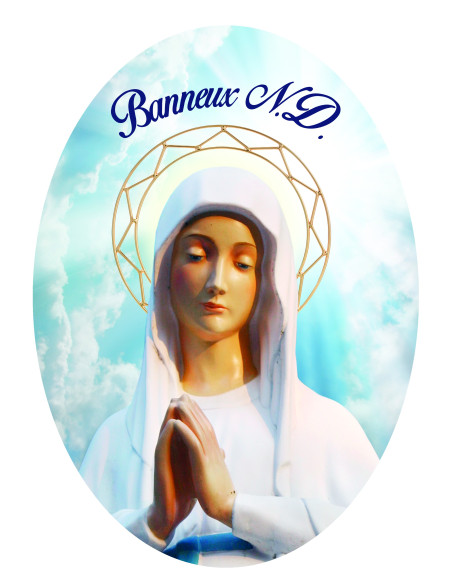 Sacred Heart of Jesus Aufkleber - oval