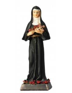 Statue Sainte Rita en résine - 10 cm