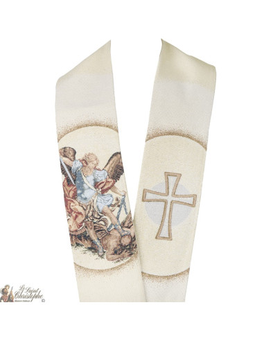 San Miguel Arcángel bordado sacerdote estola