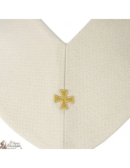 Stola sacerdotale ricamata con i papi San Giovanni XXIII e San Giovanni Paolo II