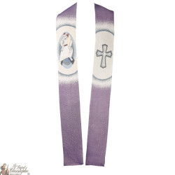 Misericordia bestickt Priester Stola