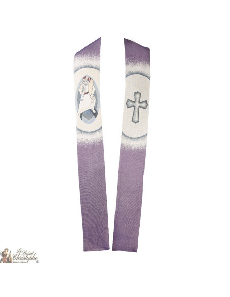 Misericordia bestickt Priester Stola