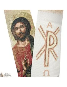 Christus Ikone bestickt Priester gestohlen