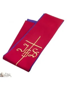 Bicolored Priest Stole Embroidered