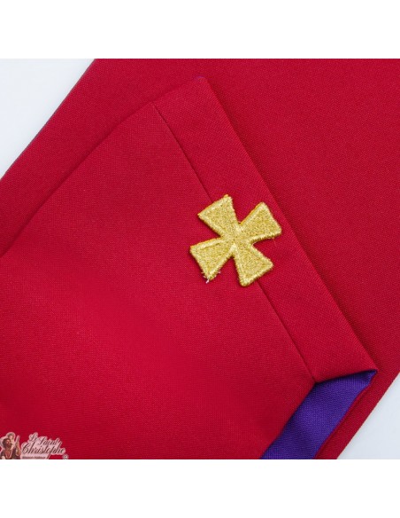 Bicolored Priest Stole Embroidered