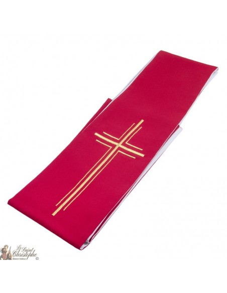 Saco Sacerdote Bicolor Bordado