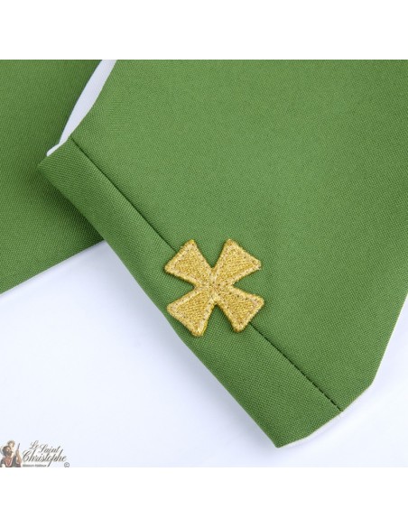 Bicolored Priest Stole Embroidered