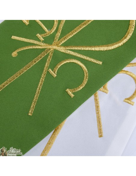 Bicolored Priest Stole Embroidered