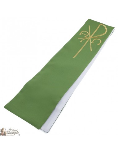 Bicolored Priest Stole Embroidered