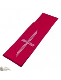 Priest stole embroidered silver cross