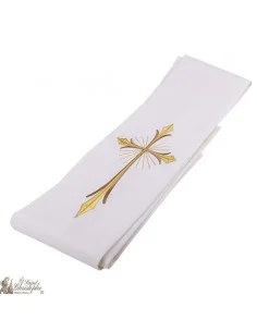 Cruz bordada sacerdote estola