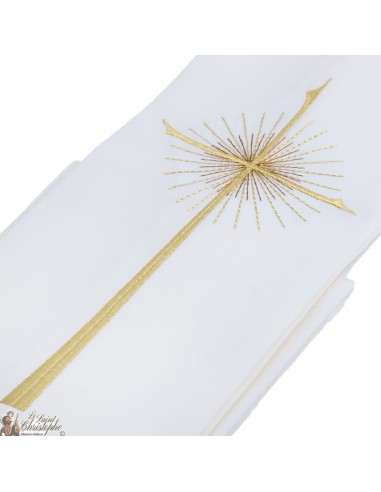 Kreuzbestickte Priesterstola