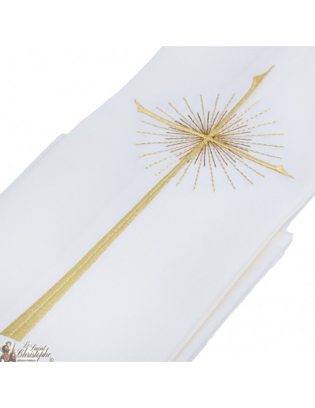 Cruz bordada sacerdote estola