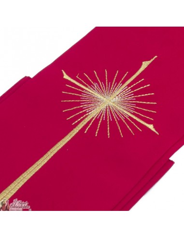 Kreuzbestickte Priesterstola