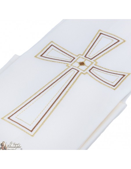 Cruz bordada sacerdote estola