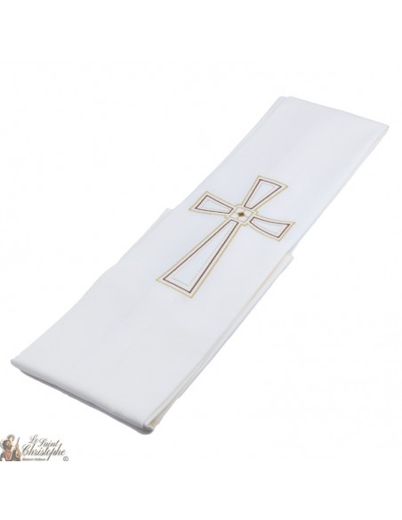 Cruz bordada sacerdote estola