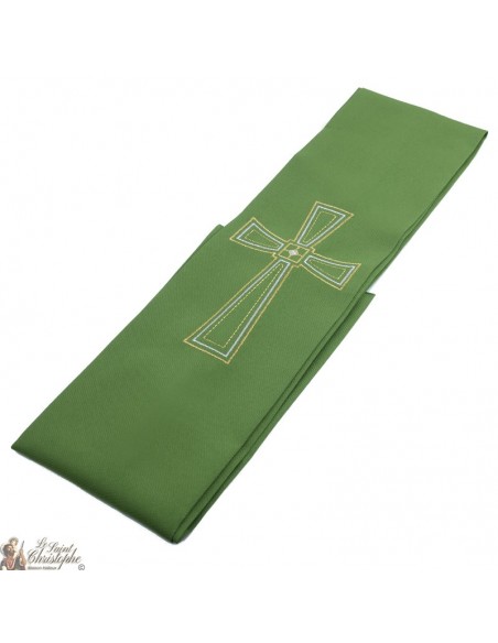 Kreuzbestickte Priesterstola