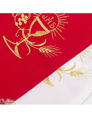 Cross embroidered priest stole