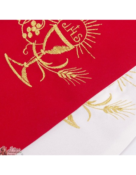 Cross embroidered priest stole