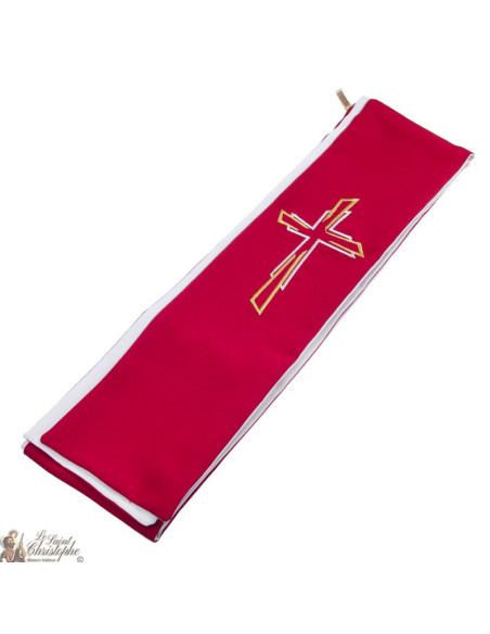 Kruis geborduurde priester gestolen