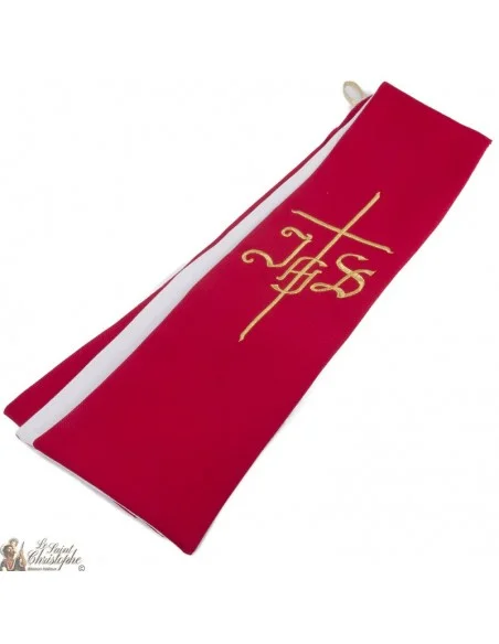 Kruis geborduurde priester gestolen