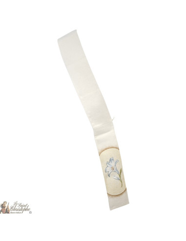 Stole Embroidered Virgin Deacon of the Poor of Banneux ND