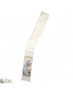Stole Embroidered Virgin Deacon of the Poor of Banneux ND