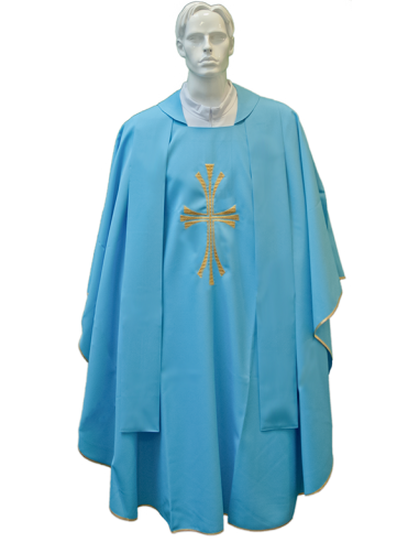 Knapperig voor priester met geborduurde stola