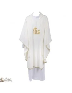 Chasuble pour prêtre avec étole brodée