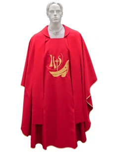 Kasel für Priester mit gestickter Stola