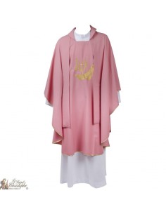 Kasel für Priester mit gestickter Stola