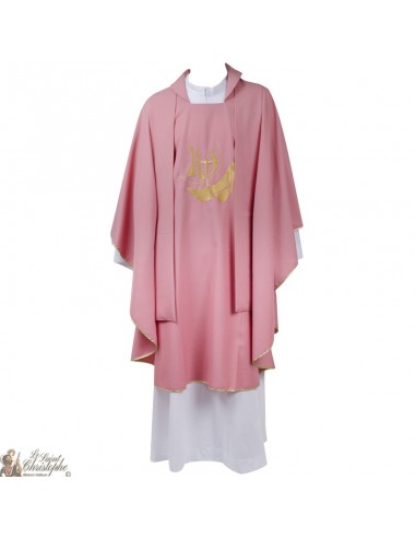 Kasel für Priester mit gestickter Stola