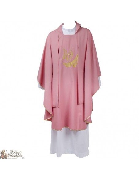 Kasel für Priester mit gestickter Stola